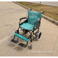 Cadeira de rodas manual dobrável leve para pacientes